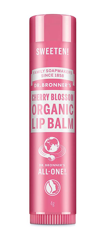 Dr Bronners Cherry Blossom Organic Lip Balm 4g